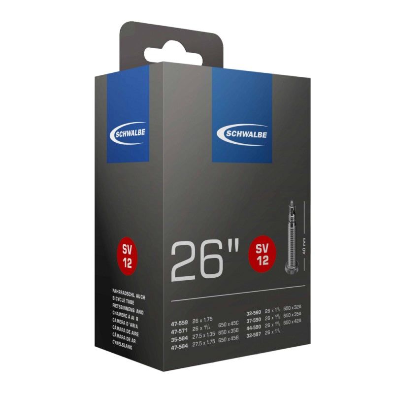 Schwalbe Binnenband 12SV 26 1 1 4-1.90 (30 47-559 597) FV