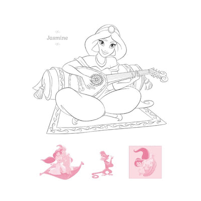 Deltas disney princess sticker parade