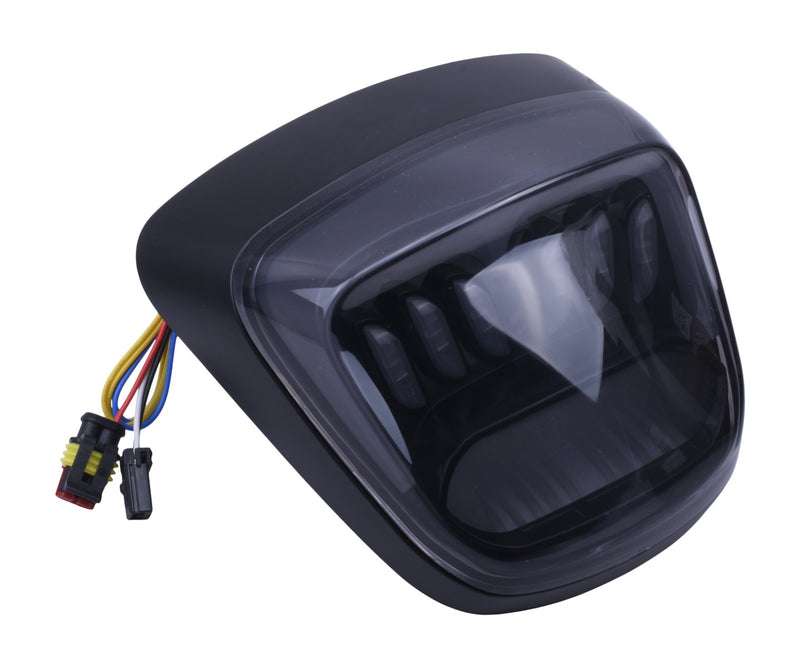 Level10 achterlicht led tube glans zwart | vespa sprint primavera