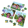 Dora 3in1 houten puzzel 3x24 stukjes