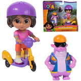 Dora de explorer spin master dora speelfigurenset met dora, tico en step - speelgoed. - afbeelding 1