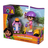 Dora de explorer spin master dora speelfigurenset met dora, tico en step - speelgoed. - afbeelding 5