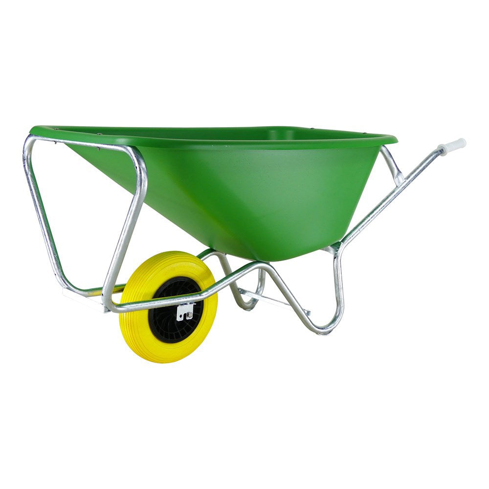 Fort producten kruiwagen fs 165l groen hdpe bak plusnooitmeerlek