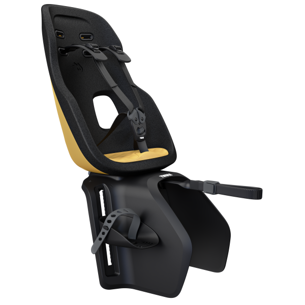 Thule yepp nexxt 2 maxi – fietsstoeltje - achterzitje - bagagedrager montage - burnished yellow