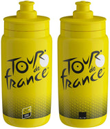 Elite trinkflasche fly tour de france trinkfl. fly tour d e france yellow 550ml - afbeelding 2