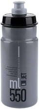 Elite trinkflasche jet plus bottle jet plus 550ml clear grey