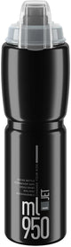 Elite bidon jet plus bottle jet plus 950ml black grey with cap
