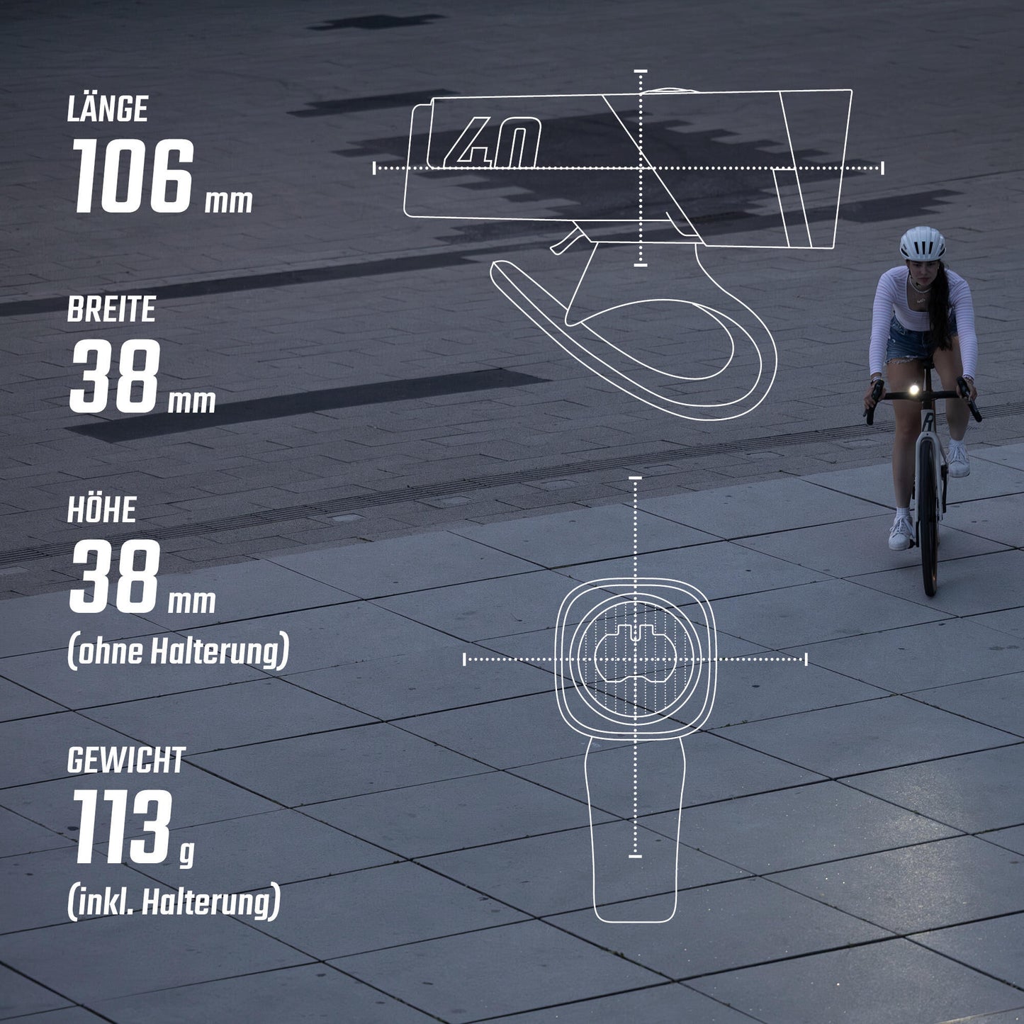 Sigma sport koplamp aura 40 sigma battery light aura