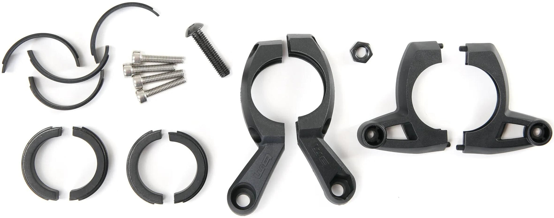 Busch + müller koplamphouder fr.light bracket b m 470shpb black