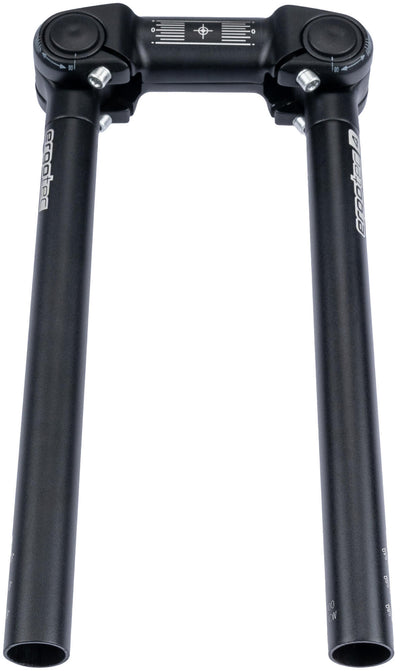 Rst ergotec stuur ahs superlight 31,8 veelbaar zwart