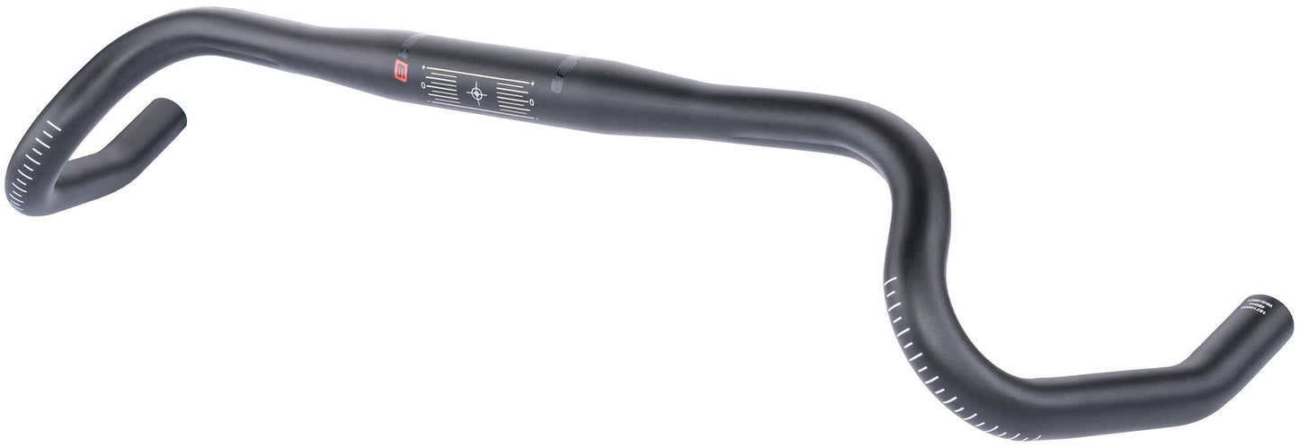 Elvedes ergotec stuur gravel 480 620mm 31,8 21° alu zwart