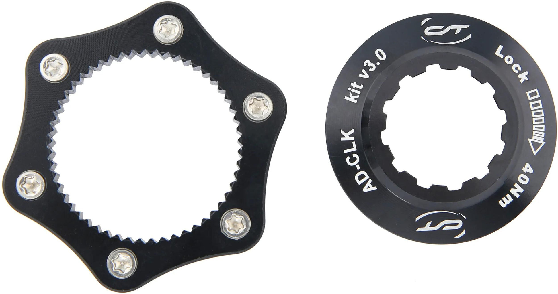 Contec remschijf adapter cda-cl ct disc brake adapter cda-cl center lock black
