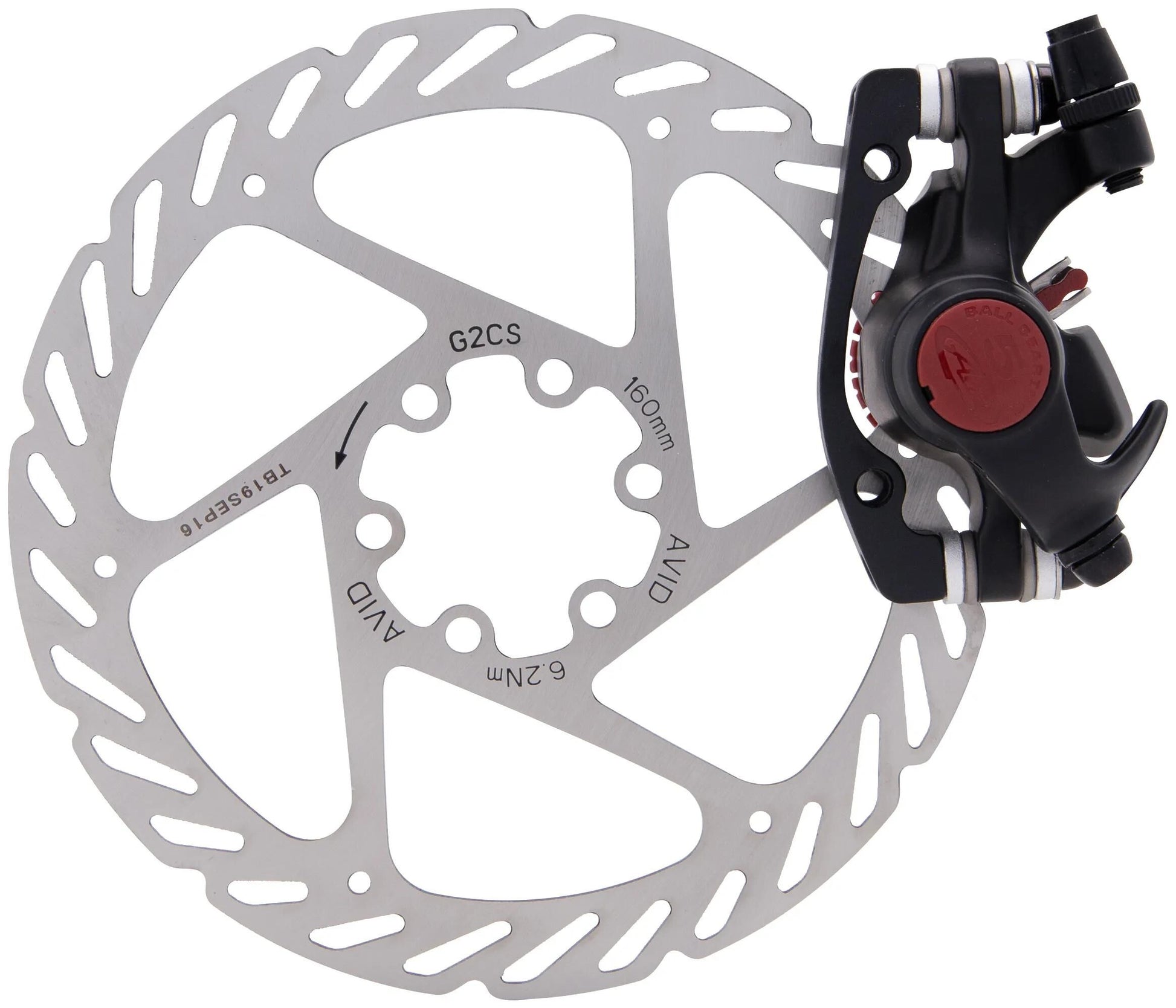 Avid schijfrem ball bearing 5 mtb disc br. bb7 mtb 160 mm