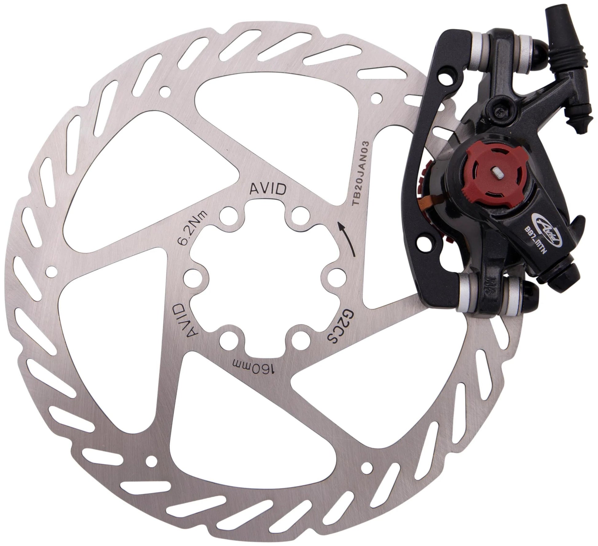 Avid schijfrem ball bearing 7 mtb disc br. bb7 mtb 180 mm
