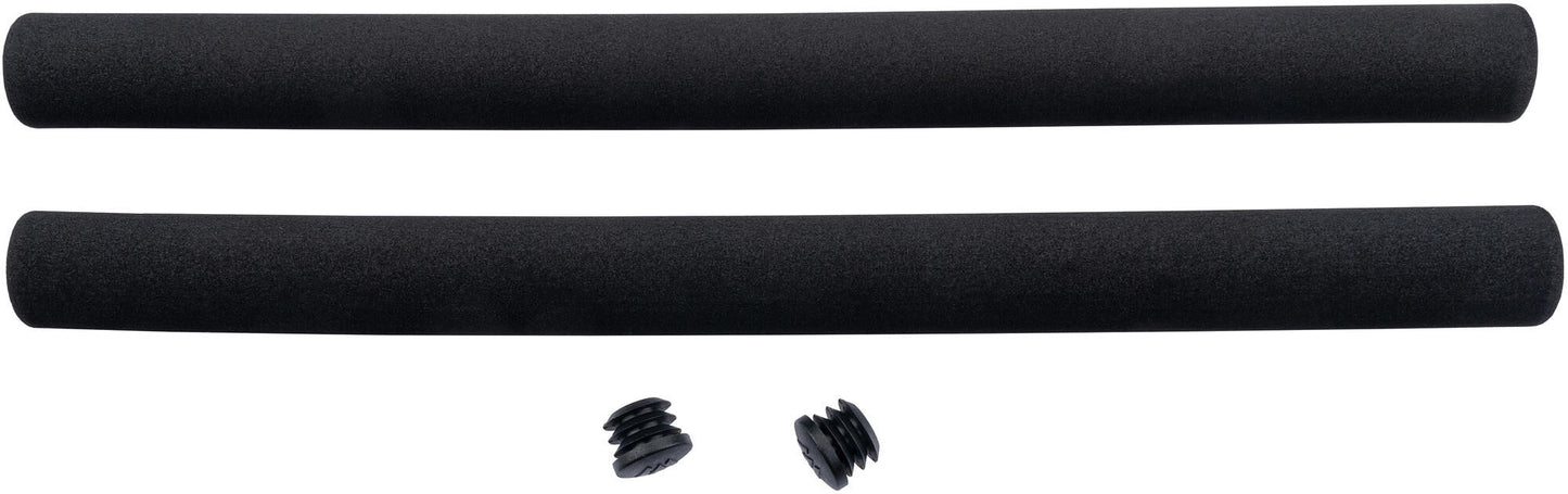 Ergotec stuurfoam milano 22x6mm 400mm zwart (2st)