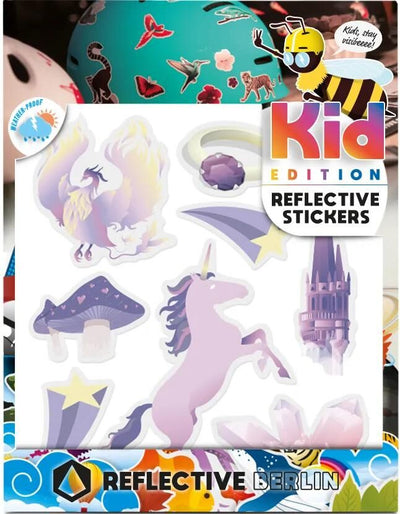 Reflective berlin reflex-sticker k.i.d. ref.sticker re.berlin kid fairytale