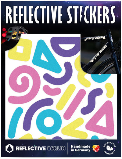 Reflective berlin reflexaufkleber shapes refl.sticker shapes refl. berlin doodle mamphis