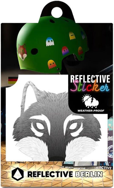 Reflective berlin reflex-sticker decals refl.strip refl.berlin decals wolf grey