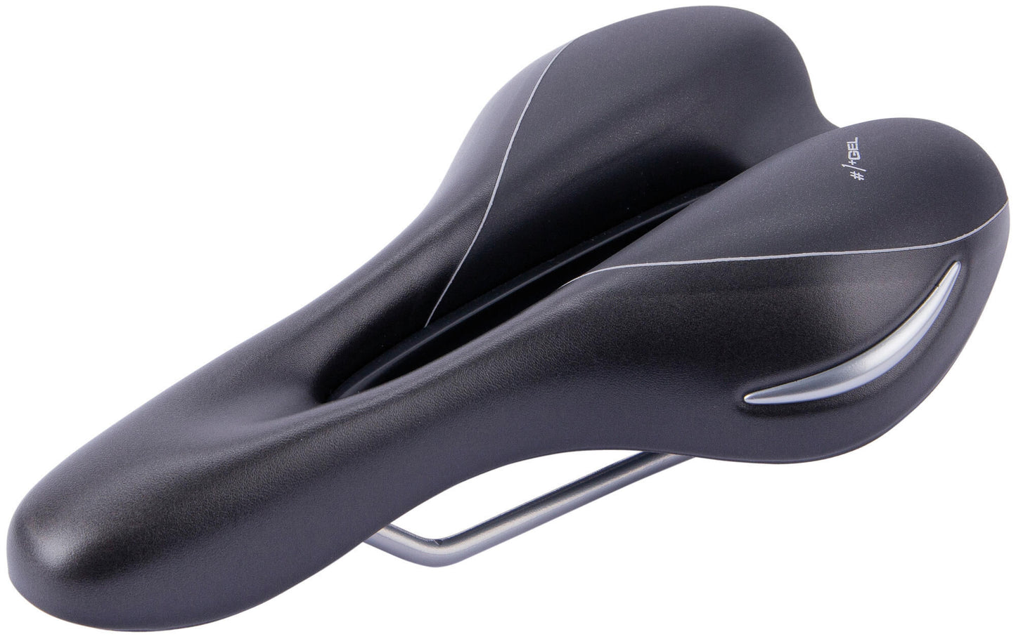 Contec zadel elliptic + ct saddle elliptic+ mtb sport unisex blk silv