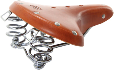Contec sattel classic exclusiv touring damen ct saddle cl. excl. tour. leather lady honey