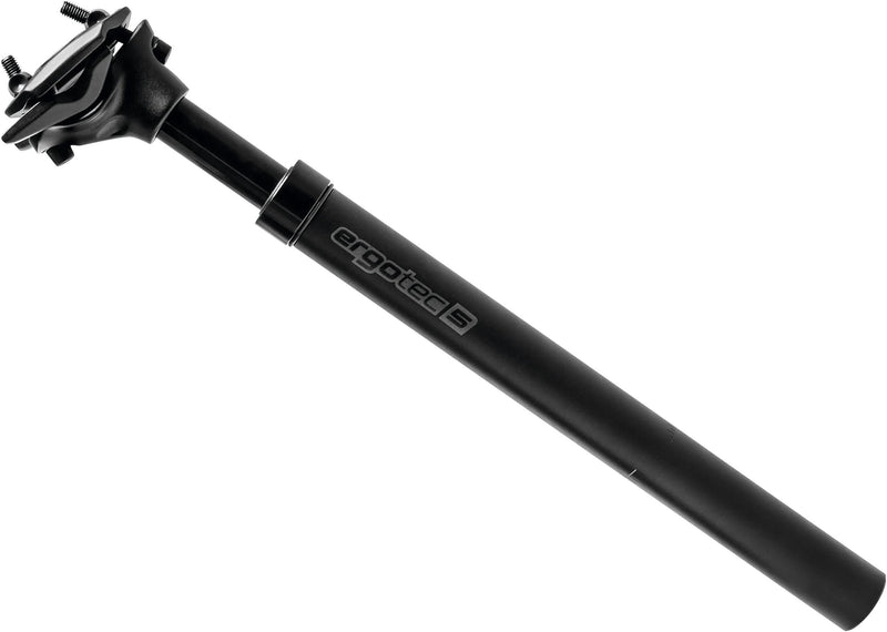 Ergotec Zadelpen Verend SP10.0 30,9mm 350mm of=15mm mat zwart