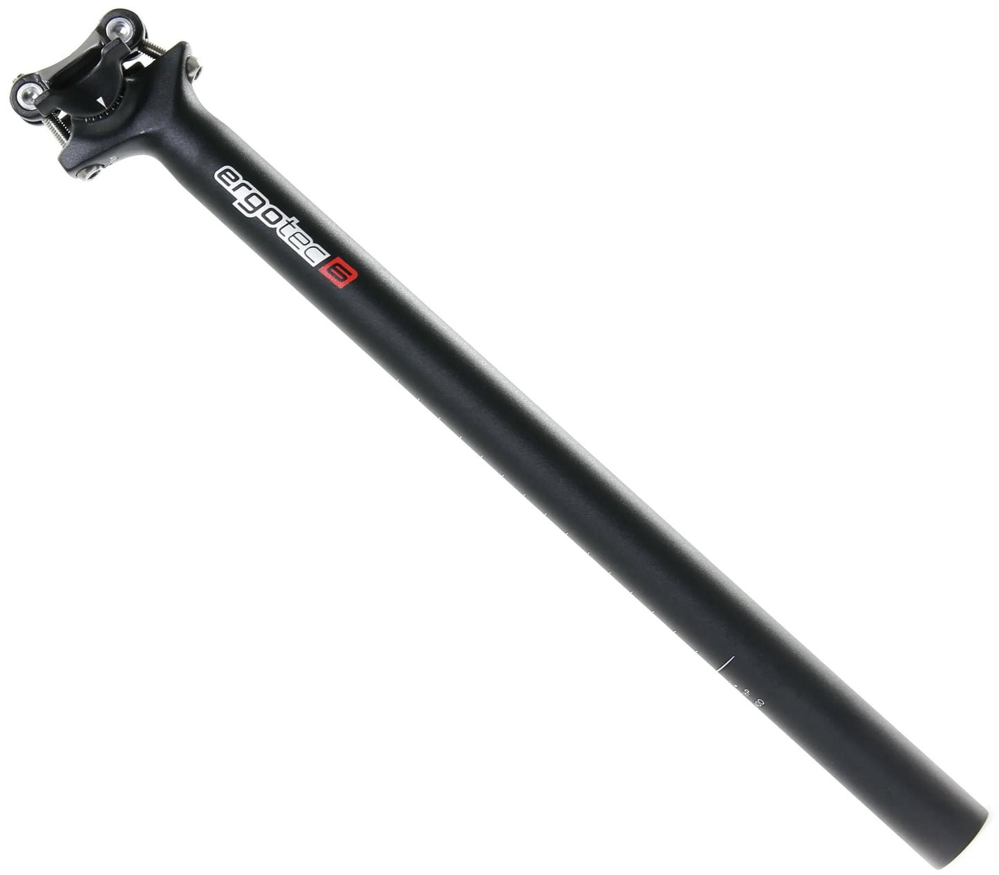 Ergotec Zadelpen Skalar 31.6x400mm Alu zwart