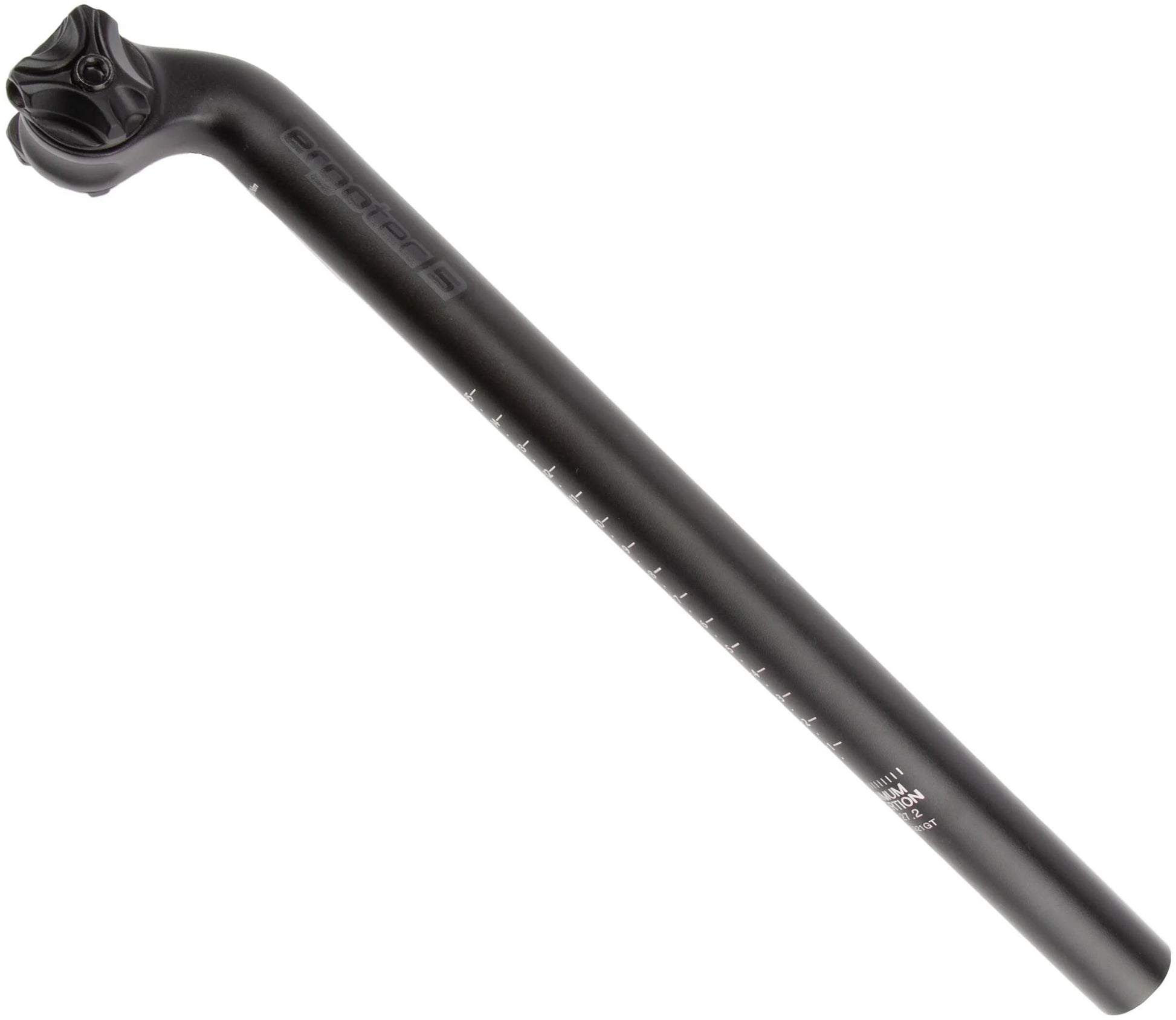 Ergotec zadelpen viper 30� 31,6 x 400 zwart mat