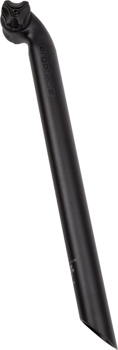Ergotec zadelpen viper 20� 31.6 x 400 zwart mat