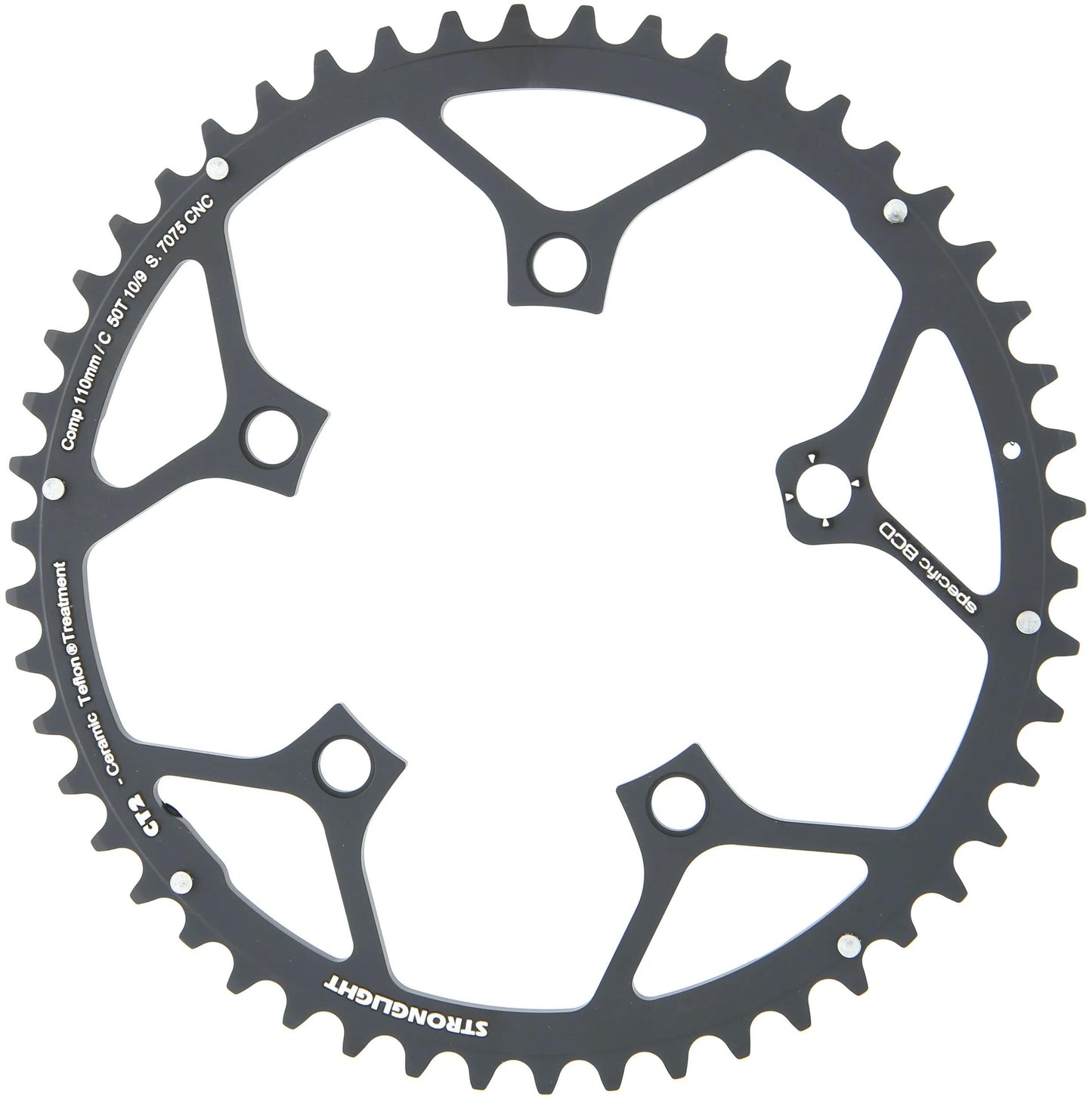 Stronglight kettingblad ct2 chain ring strongl. ct2 110mm 48t f.campa10sp