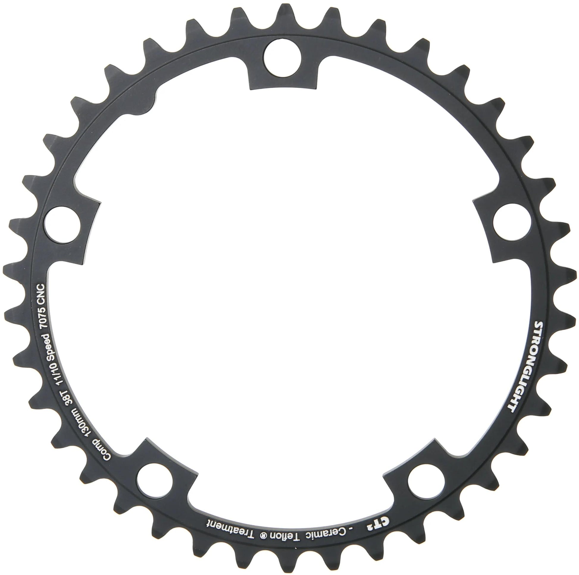 Stronglight kettingblad ct2 chain ring strongl.ct2 38t alu black