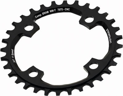 Stronglight kettingblad chain ring 34t bcd 104 alu black