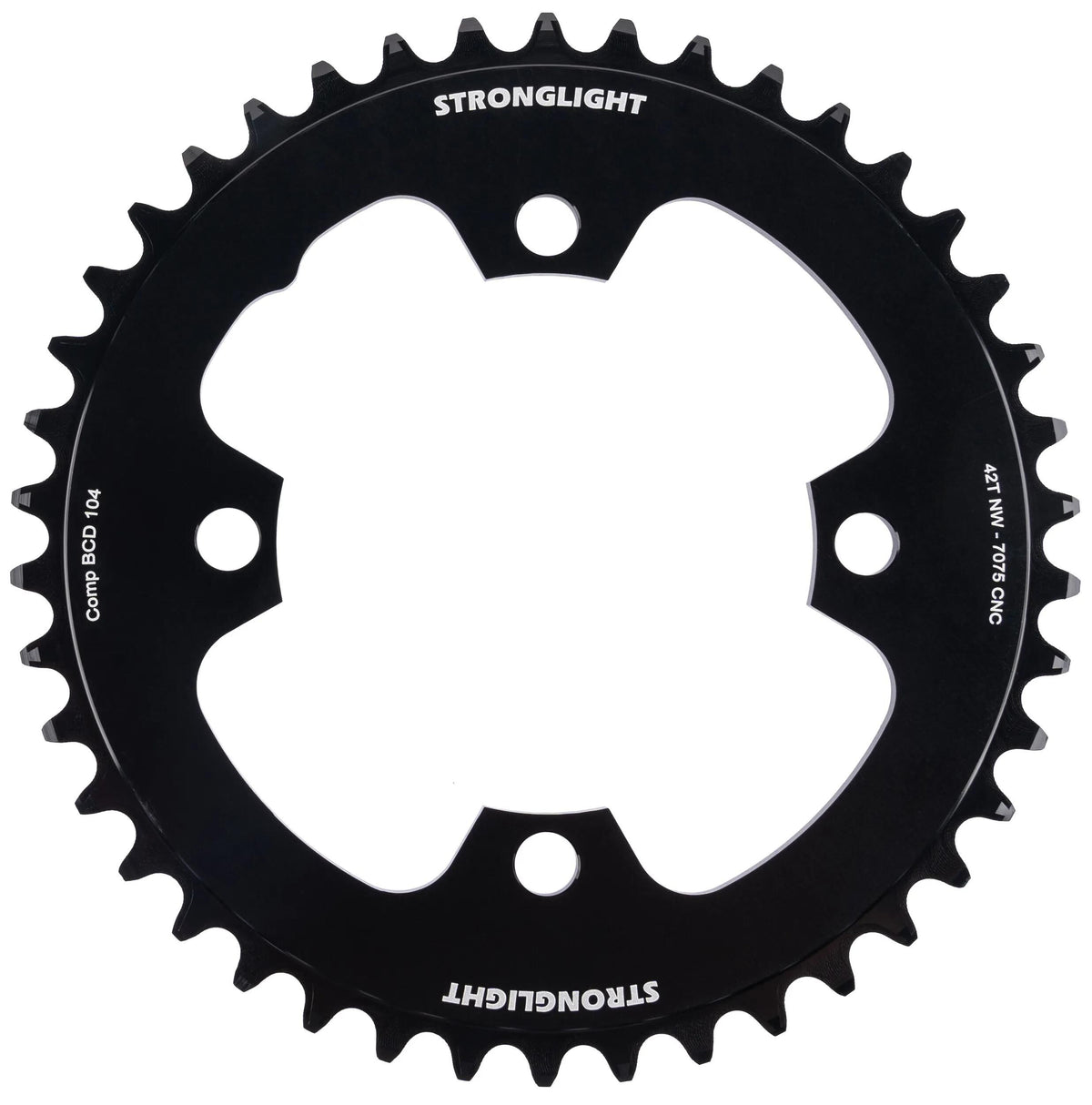 Stronglight kettingblad chainring f.bosch 104mm 4lo gen4 42z.8 11f