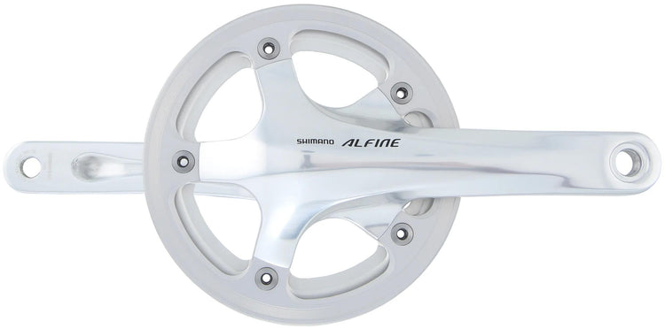 Shimano crankstel alfine fc-s501 crankset shim.alfi.fcs501 45t.170mm ht2 1sp sil