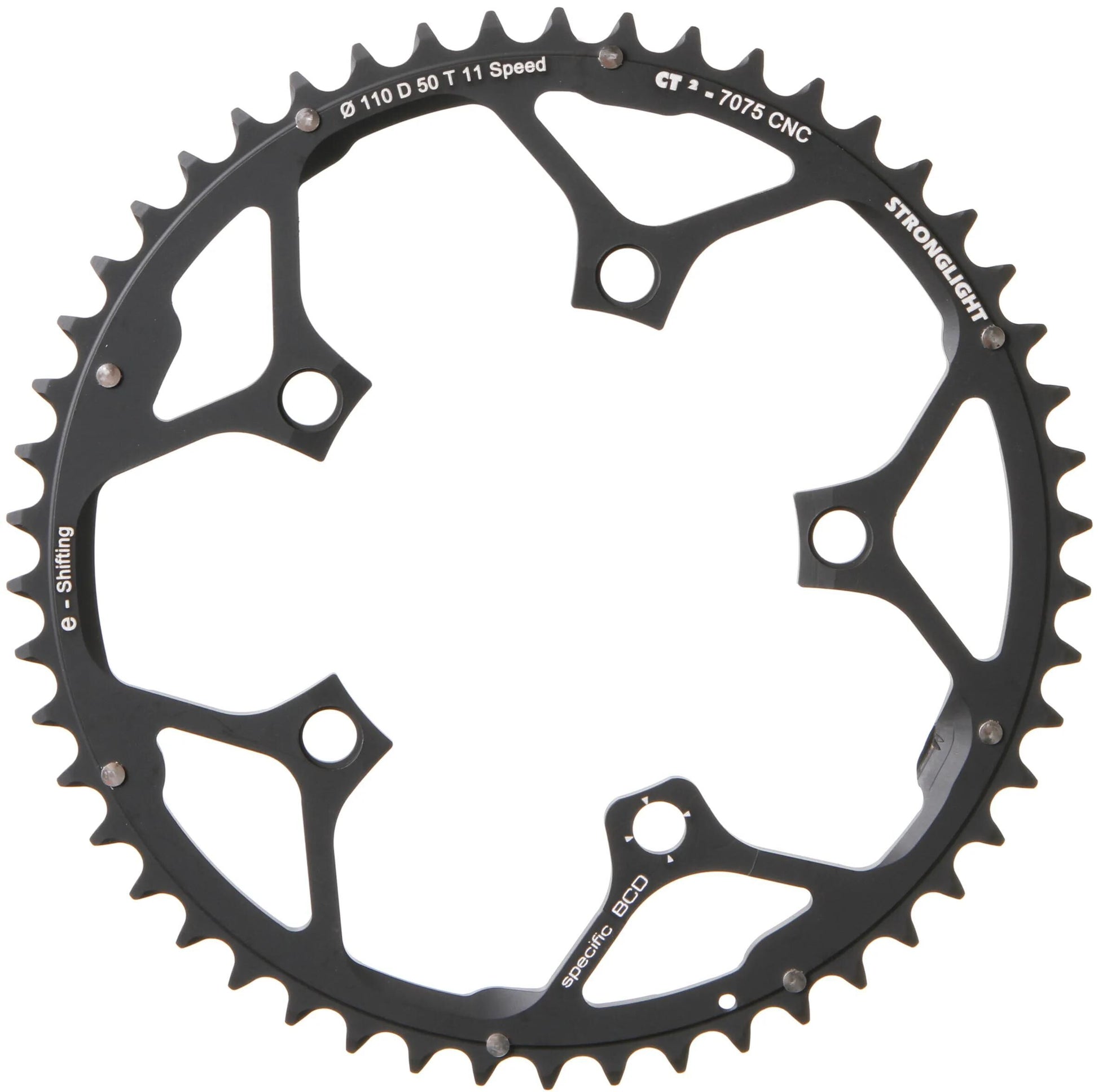 Stronglight kettingblad ct2 chain ring strongl.ct2 50t 110mm campa sr eps