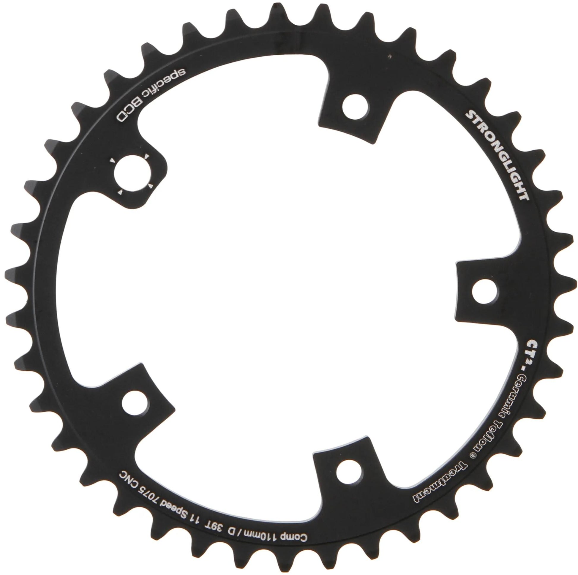 Stronglight kettingblad ct2 chain ring strongl.ct2 39t 110mm campa sr eps