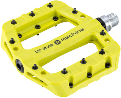 Brave platformpedaal dirt light platf.pedal dirt light limegreen