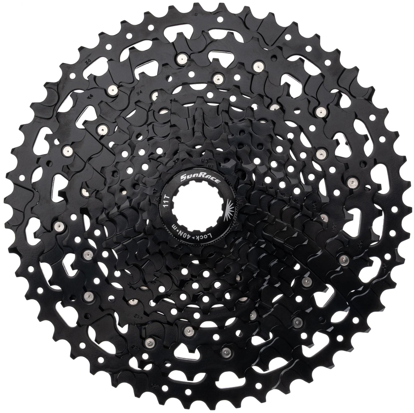 Sunrace kassette csux400 700 cassette csux400 11f.f.cues 11-50 black