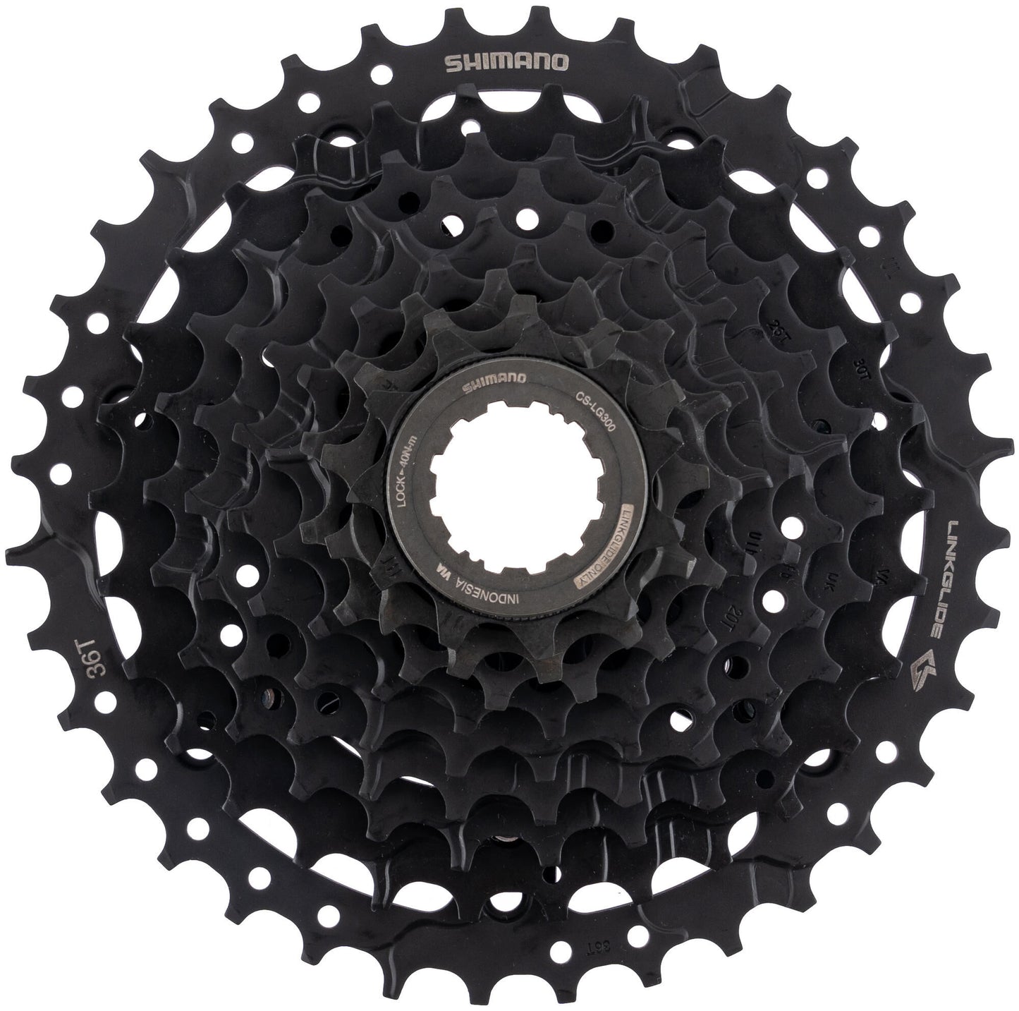 Shimano cassette cues 9v 11-46t cs-lg300 zwart