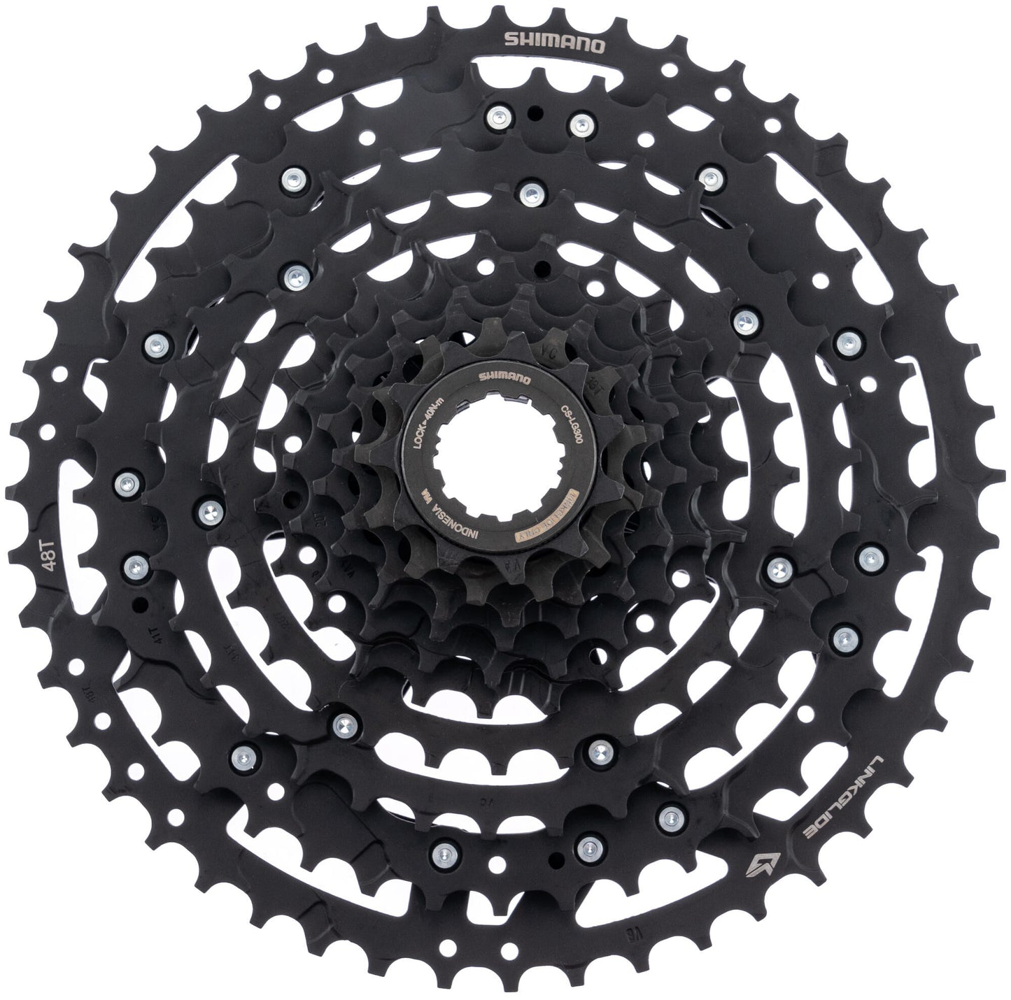 Shimano cassette cues 10v 11-48t cs-lg300 zwart