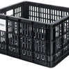 Basil gerecyclede fietskrat m 29.5 liter mik 33 x 44 x 27 cm - zwart