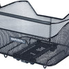 Basil fietsmand base m met mik bevestiging 14 liter 25 x 33 x 17 cm - zwart