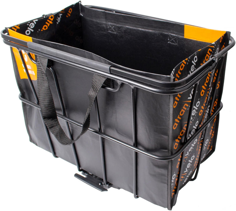 Atranvelo mand grocery avs rear basket grocery avs black