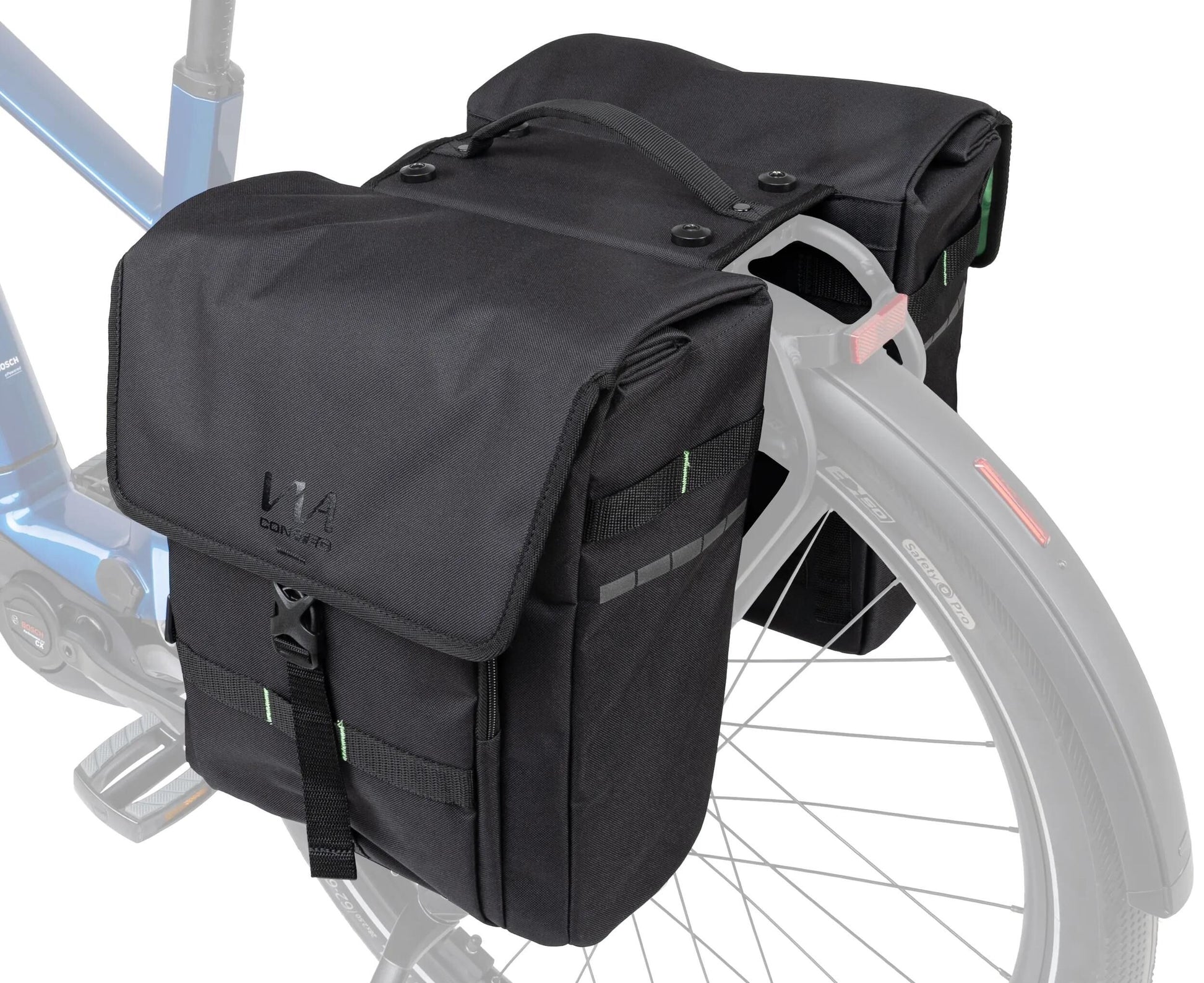 Contec doppeltasche via weekender ct twin bags via weeke nder mik 2.0 black
