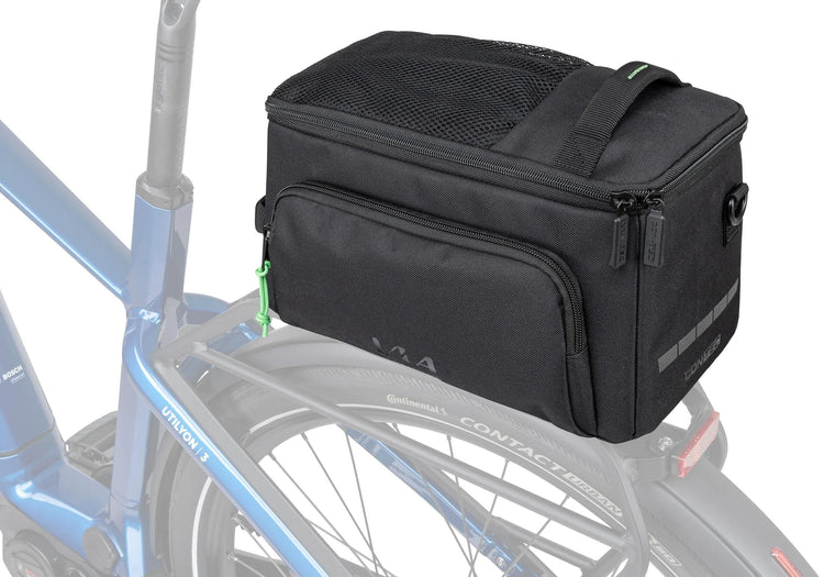 Contec gepäckträgertasche via commuter ct pannier bag via commuter avs black