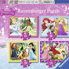 Ravensburger disney princess puzzel, 4in1