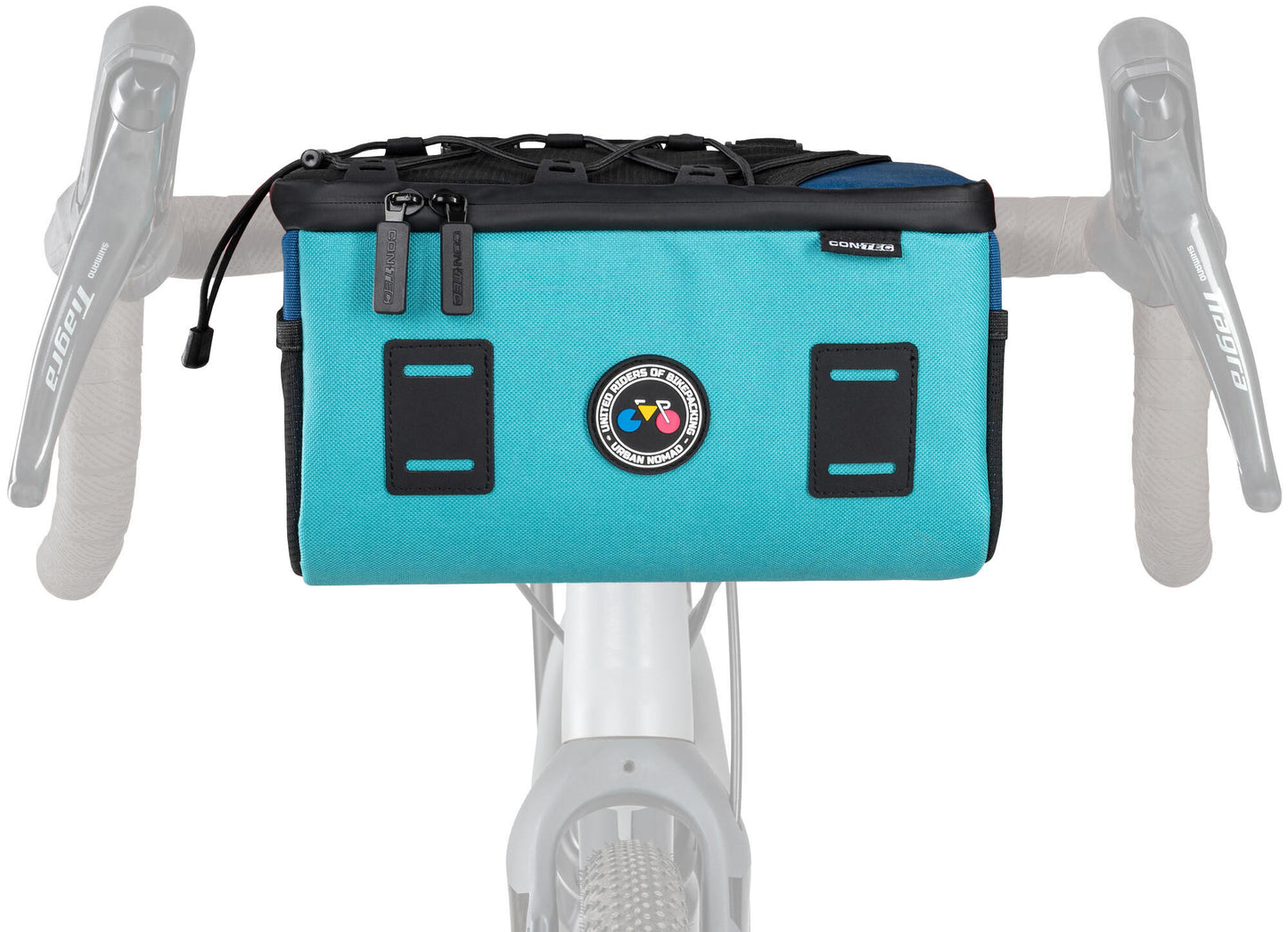 Contec stuurtas urban nomad front 4.2 ct handlebar bag urban nomad front 4.2 turquoise