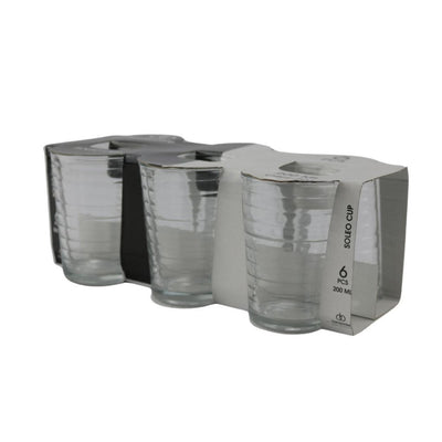 Overige merken soleo drinkglazen 200 ml 3 stuks transparant