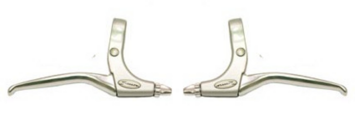 Saccon remhendel set, aluminium. zilver.