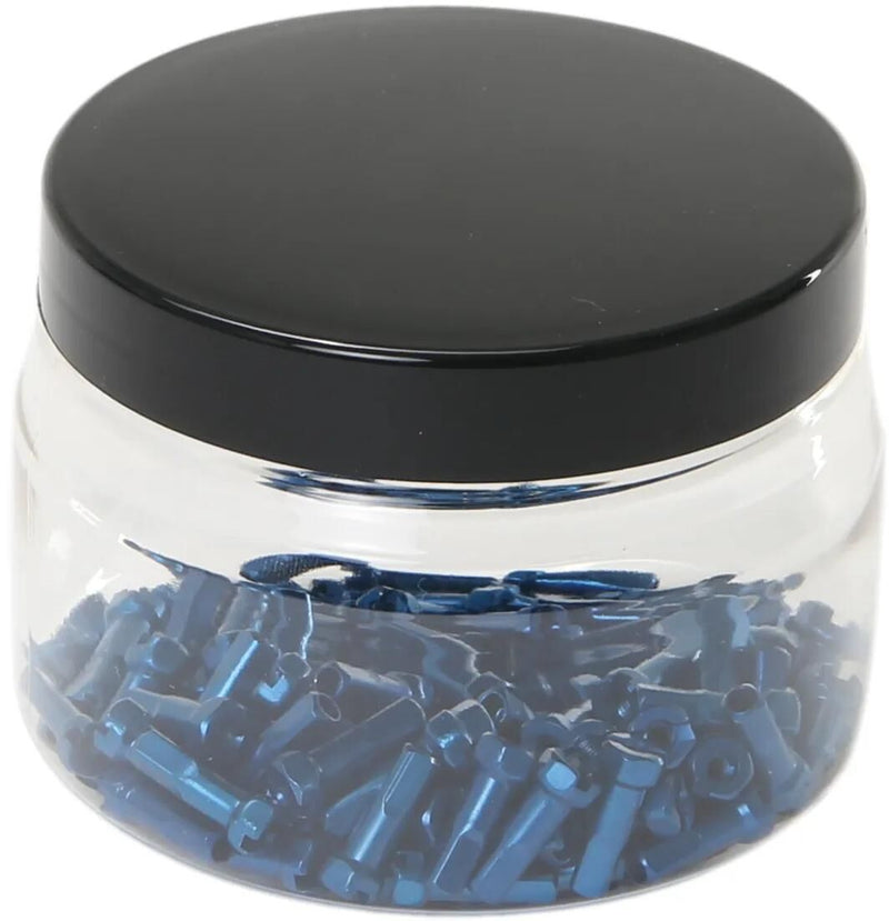 Sapim spaaknippel 14 polyax 14mm blauw aluminium (100st)