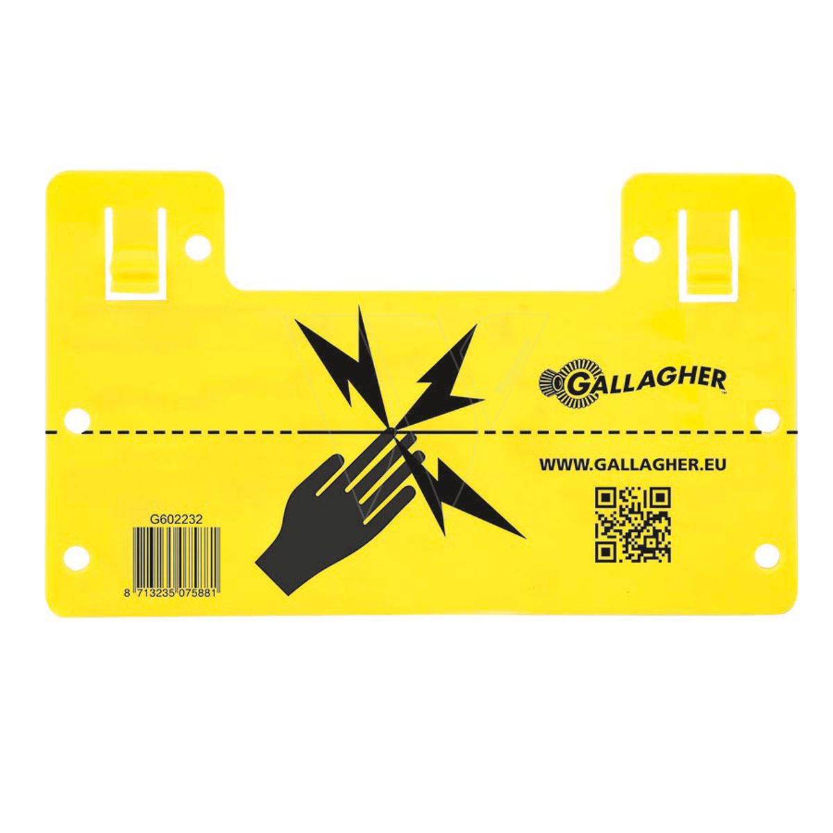 Gallagher eu waarschuwingsbordje (universeel) (1) - 075881 075881